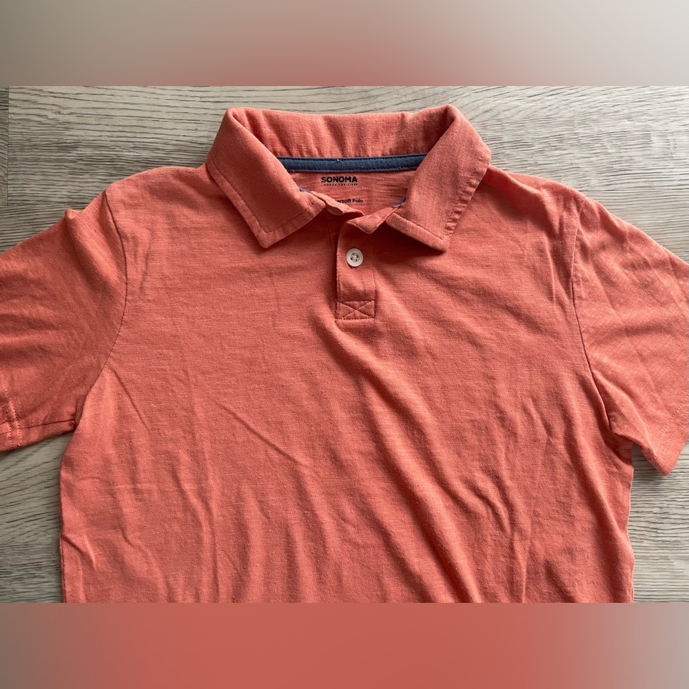 3/$30 | Sonoma | Supersoft Polo Shirt for Boys | Medium - Picture 4 of 6